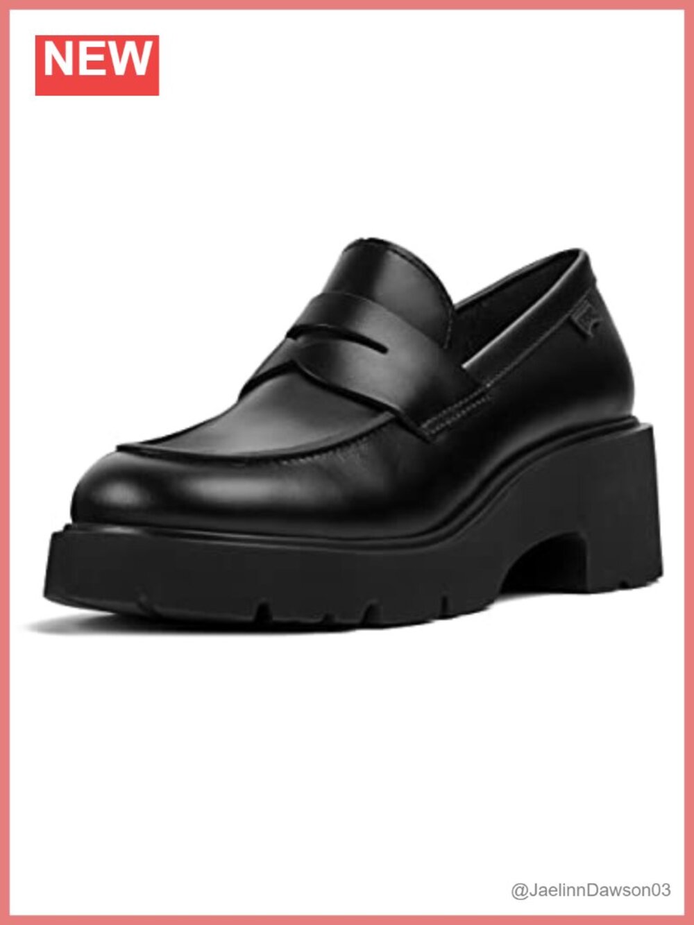 Women's Leather Mocc Slip-On Comfort Work Shoes